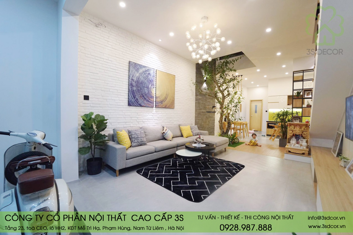 thiết kế thi công nội thất nhà liền kề Văn Phú - Hà Đông