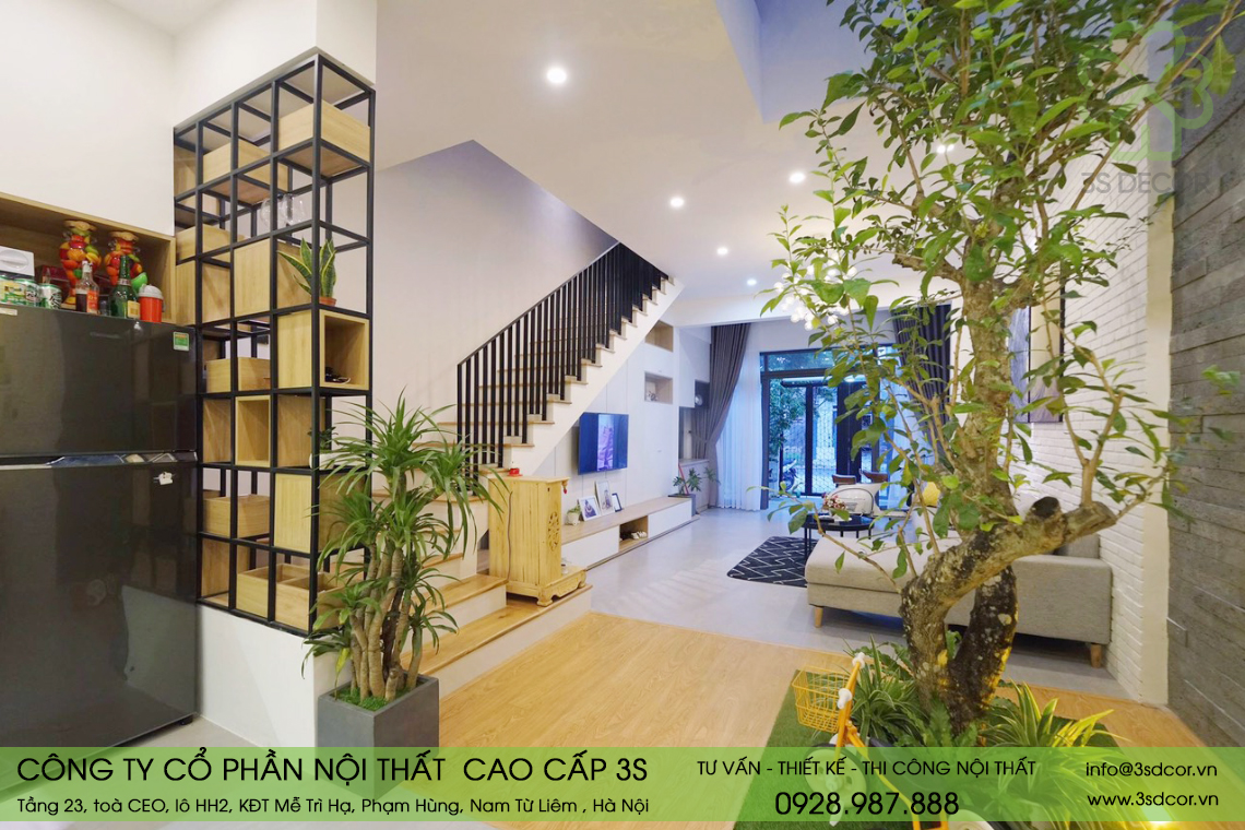 thiết kế thi công nội thất nhà liền kề Văn Phú - Hà Đông 3