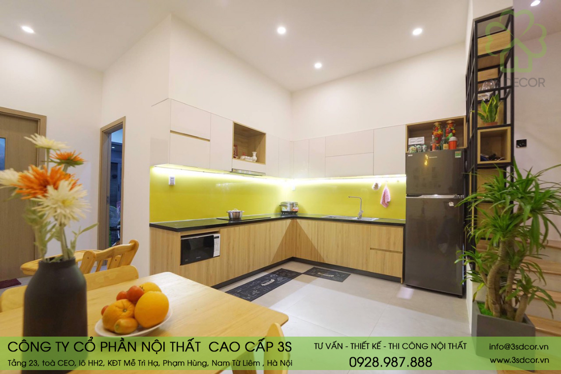 thiết kế thi công nội thất nhà liền kề Văn Phú - Hà Đông 6