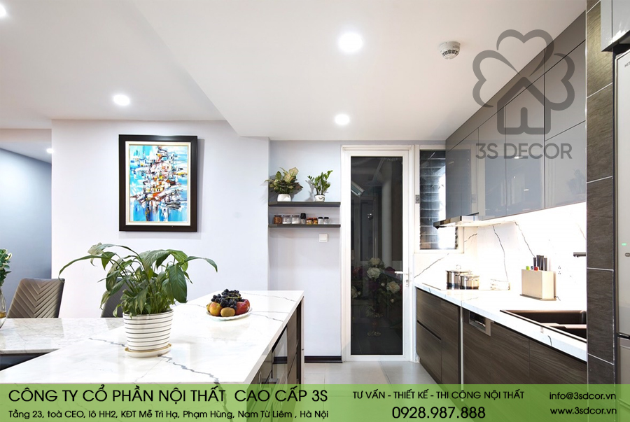 Thiết kế nội thất phòng bếp Royal City Nguyễn Trãi1
