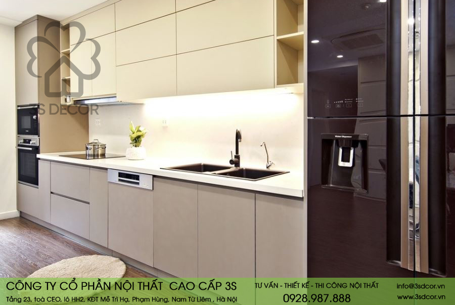 Thiết kế nội thất phòng bếp Royal City Nguyễn Trãi5